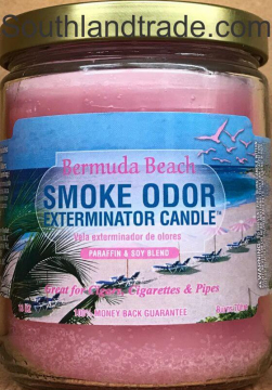 Smoke Odor Exterminator Candle Bermuda Beach 13oz